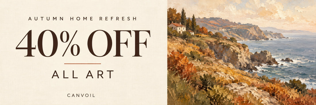 Canvoil Autumn Home Refresh — 40% off all art