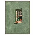 Sage Window Reader Wall Art