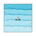 Blue Surf Escape Wall Art