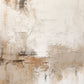 Full abstract artwork with ivory fields, sand and taupe layers, and broken charcoal marks.