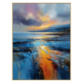 Amber Tide Wall Art
