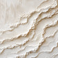 Full abstract artwork of irregular ivory and warm beige layers sweeping diagonally across the composition.