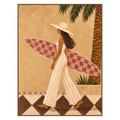 Palmside Surfer Wall Art