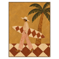Ochre Surfer Wall Art