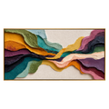 Chromatic Strata Wall Art