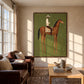 Sage Horseman artwork displayed in a furnished interior, room setting 1.