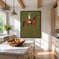 Sage Horseman artwork displayed in a furnished interior, room setting 2.