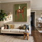 Sage Horseman artwork displayed in a furnished interior, room setting 4.