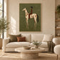 Meadow Rider artwork displayed in a furnished interior, room setting 1.