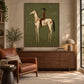 Meadow Rider artwork displayed in a furnished interior, room setting 4.