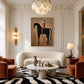 Desert Lasso artwork displayed in a furnished interior, room setting 5.
