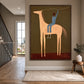 Pale Horseman artwork displayed in a furnished interior, room setting 1.