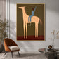 Pale Horseman artwork displayed in a furnished interior, room setting 2.