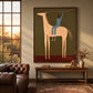 Pale Horseman artwork displayed in a furnished interior, room setting 3.
