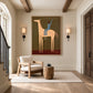 Pale Horseman artwork displayed in a furnished interior, room setting 5.