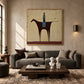 Quiet Standard artwork displayed in a furnished interior, room setting 2.