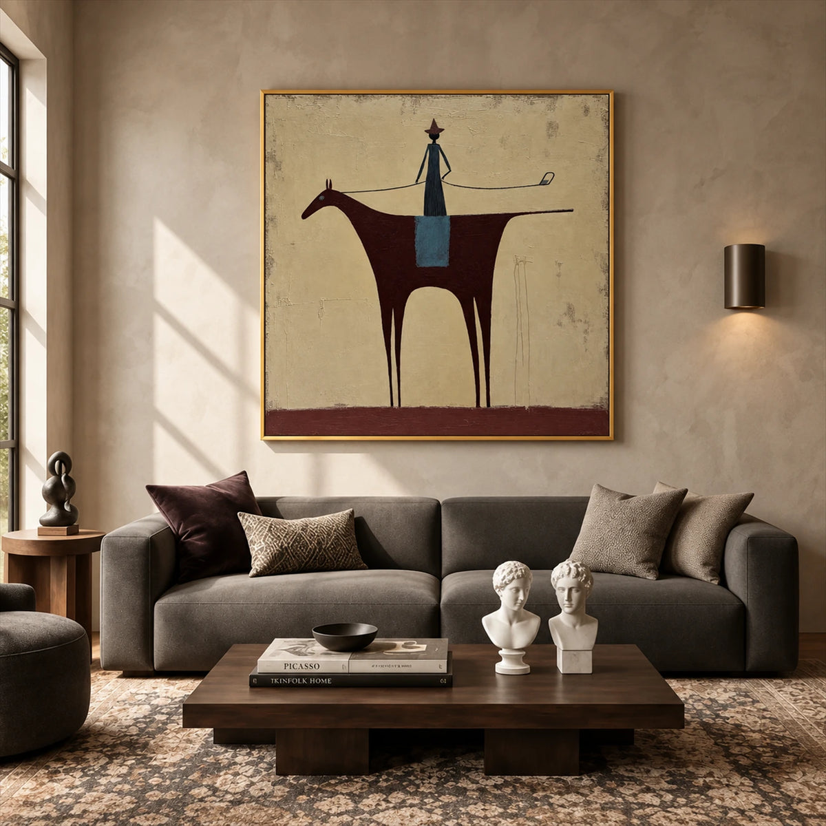 Quiet Standard artwork displayed in a furnished interior, room setting 2.
