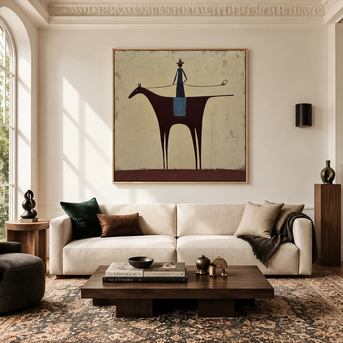 Quiet Standard artwork displayed in a furnished interior, room setting 3.