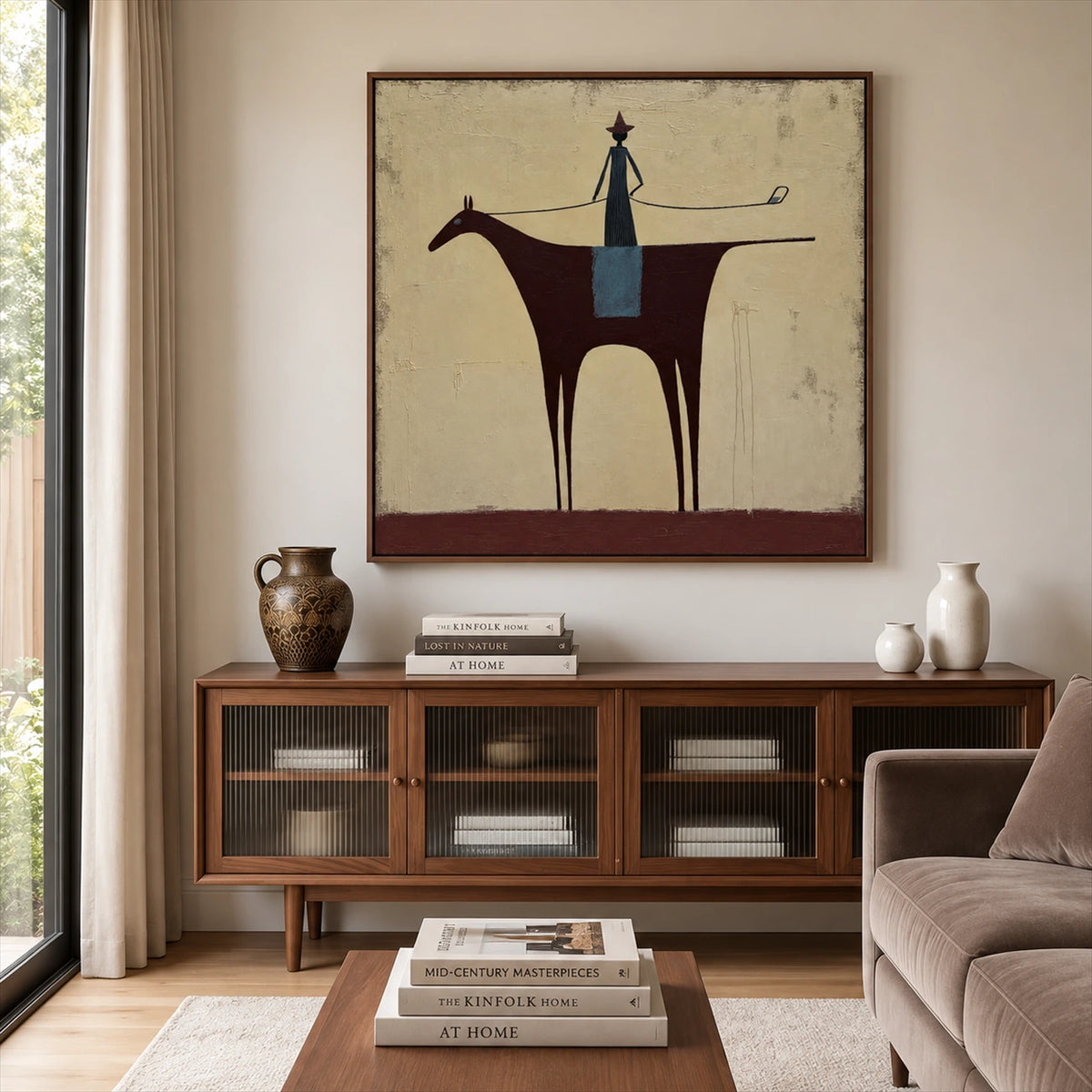 Quiet Standard artwork displayed in a furnished interior, room setting 4.