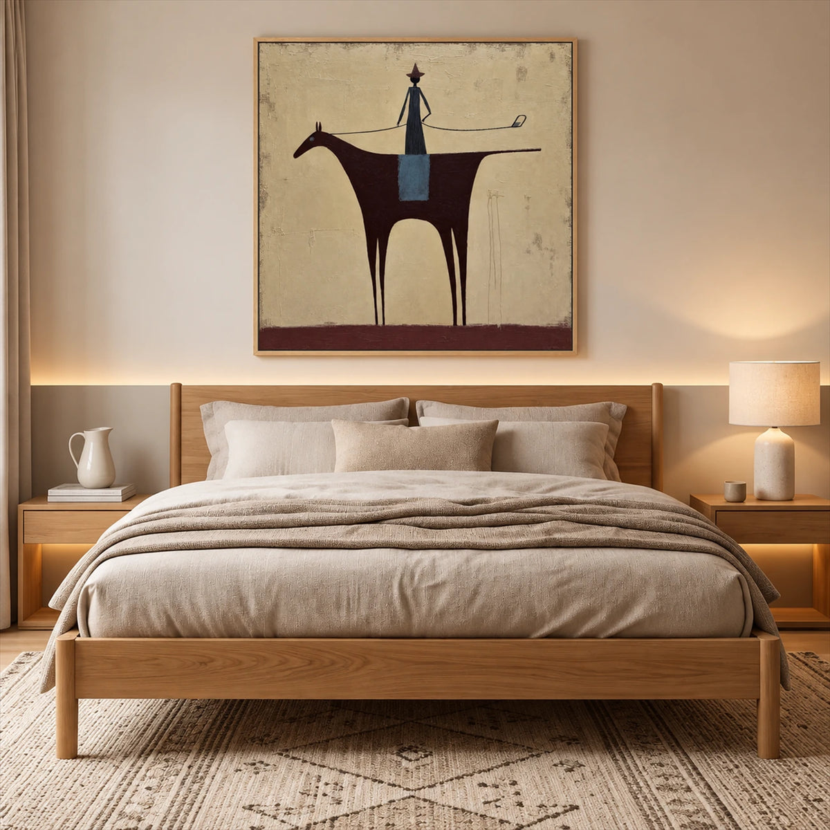 Quiet Standard artwork displayed in a furnished interior, room setting 5.