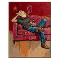 Cowboy Siesta Wall Art