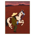 Crimson Reins Wall Art