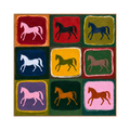 Chromatic Horses Wall Art