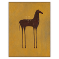 Ochre Steed Wall Art