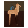 Copper Horseman Wall Art