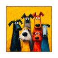 Curious Canines Wall Art