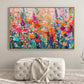 Bloom Tapestry artwork in a gold frame, displayed in a furnished interior (interior view 5).