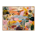Art mural mosaïque pastel