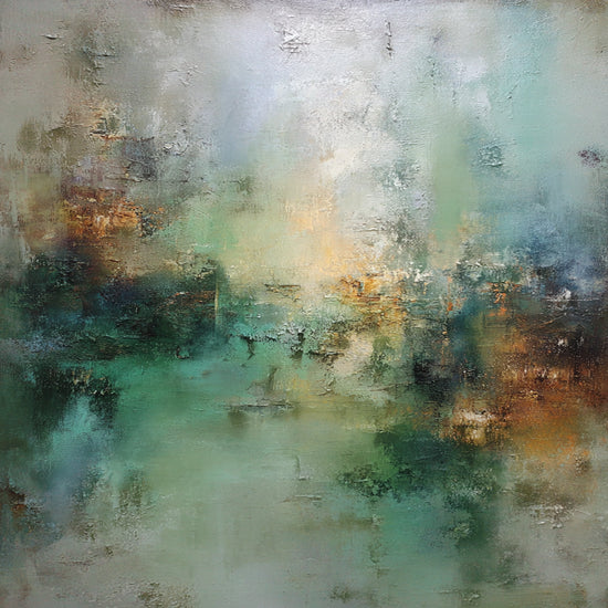 Mistbound Light full artwork with soft veils of pale blue, gray and turquoise surround a warm break of golden light.