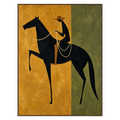 Ochre Rider Wall Art