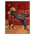 Cowboy Repose Wall Art