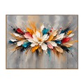 Chromatic Petals Wall Art