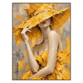 Golden Veil Wall Art