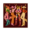 Cowgirl Revelry Wall Art