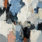Slate Fragments full artwork. Broken fields of slate blue, charcoal, and creamy white gather around small accents of rust and blush.