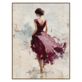 Plum Pirouette Wall Art