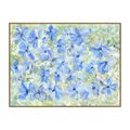 Décoration murale de jardin pervenche