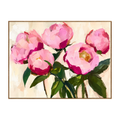 Pink Flourish Wall Art