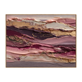Rose Strata Wall Art