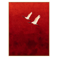 Crimson Flight Wall Art