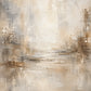 Gilded Haze full artwork. Soft veils of ivory, gray, and warm ochre suggest a distant landscape reflected in still water.