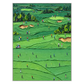 Emerald Fairways artwork in a white frame on a transparent background.