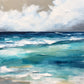 Azure Breakers full artwork. Bands of turquoise and deep blue water roll toward a pale shore beneath billowing white clouds.
