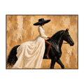 Ivory Cavalier Wall Art