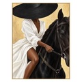 Gilded Equestrian Wall Art