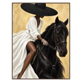 Sable Poise Wall Art